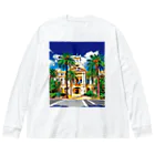 GALLERY misutawoのスペイン マラガの市庁舎 Big Long Sleeve T-Shirt