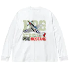 Atelier NyaoのP51 MUSTANG（マスタング） Big Long Sleeve T-Shirt