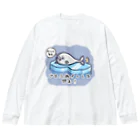 ひよこ男爵とまだむにゃんのごまふあざらにゃん Big Long Sleeve T-Shirt