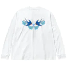 segasworksのForget me not（勿忘草と燕ちゃん） Big Long Sleeve T-Shirt