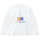 studioarumakan1のstudio　arumakan ガススタンド ビッグシルエットロングスリーブTシャツ