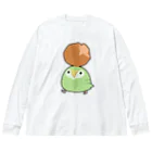 うさやのサーターアンダギーをゲットしてご満悦のカカポ Big Long Sleeve T-Shirt