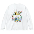 salon de necoの猫民salon de necoバージョンその2【保護猫寄付220円】 Big Long Sleeve T-Shirt