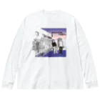 えもらじ。| ポッドキャストのえもらじ。アートワーク夜Ver Big Long Sleeve T-Shirt