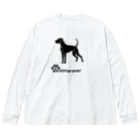 bow and arrow のワイマラナー Big Long Sleeve T-Shirt