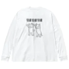 TAKE-TONのNYAH NYAH NYAH ビッグシルエットロングスリーブTシャツ