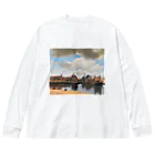 世界美術商店のデルフト眺望 / View of Delft Big Long Sleeve T-Shirt