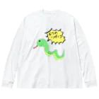 okuraokuraのどう見てもヘビ Big Long Sleeve T-Shirt