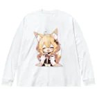 jai-to-anのミコン (Mikon) ver.1 狐の神様、きつね、キツネ Big Long Sleeve T-Shirt