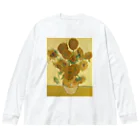 世界美術商店のひまわり / Sunflowers Big Long Sleeve T-Shirt