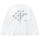 大田デザインの【与論産】オジサン家系図 Big Long Sleeve T-Shirt