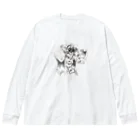 greetenのシュナウザー　テリアアート犬 Big Long Sleeve T-Shirt