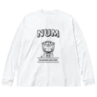 着ぐるみ地蔵 by SoReNa186の着ぐるみ 申地蔵　ｰNUM Tｰ Big Long Sleeve T-Shirt