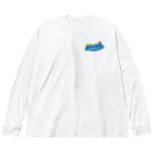 micro-diverのあおうみうし Big Long Sleeve T-Shirt