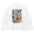 エリンギ論のナンバーキャット Big Long Sleeve T-Shirt