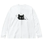 Q spaceのはことねこ ビッグシルエットロングスリーブTシャツ