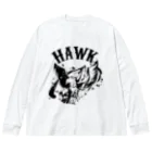 TRAVA design SHOPのHAWK Big Long Sleeve T-Shirt