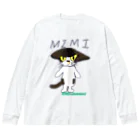 宇寅。のイカ耳にゃんこ Big Long Sleeve T-Shirt