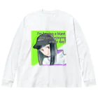 モダンラヂオの【ストリートガール】 Big Long Sleeve T-Shirt