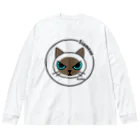 mkumakumaのシャムネコ Big Long Sleeve T-Shirt