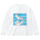 彩葉-IROHA-の戯画ザウルス(パラサウロロフス・スピノサウルス) Big Long Sleeve T-Shirt