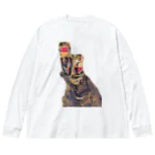 kfcj-kのヒラメ　９４cm記念 Big Long Sleeve T-Shirt