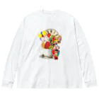 ニコリッペ のタイムスリップニコリッペ星人 Big Long Sleeve T-Shirt