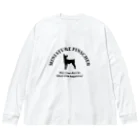 onehappinessのミニチュアピンシャー　happiness!　【One:Happiness】 ビッグシルエットロングスリーブTシャツ