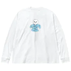 Mameyudoufuの【smol】「みんなこんなの着んの」セリフ無し (Tシャツ) ビッグシルエットロングスリーブTシャツ