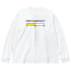 555DesignWorksの本日の精神状態はこちらです(50%) Big Long Sleeve T-Shirt