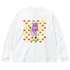 COCONUTchanのマリィ・ザ・ワールド うさぎ Big Long Sleeve T-Shirt