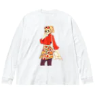 桜音ことこ企画の赤いスウィター Big Long Sleeve T-Shirt