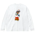 もしもしこちら文鳥の文鳥力士　土俵入り Big Long Sleeve T-Shirt