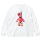 NAKED QUILTのウサチャ Big Long Sleeve T-Shirt