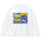 turbo-abの剥離 Big Long Sleeve T-Shirt