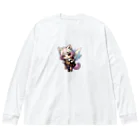 SAYURIAのPinkCat Big Long Sleeve T-Shirt