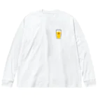 もりやま園のテキカカシードル ロゴ入り ビアグラス Big Long Sleeve T-Shirt