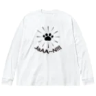 MtDesignShopのNIKUKYU(JaAA~N!!!)黒 Big Long Sleeve T-Shirt