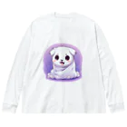 Vasetti_pressのオバケ子犬 Big Long Sleeve T-Shirt