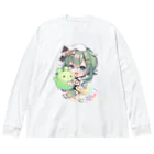 ぱっぱっのお店（青山裏葉）の青山裏葉「２０２３年誕生日グッズ」 Big Long Sleeve T-Shirt