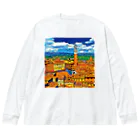 GALLERY misutawoのイタリア シエナの街並み ビッグシルエットロングスリーブTシャツ