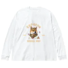 Shiba-Inu StudioのEmperor Shiba-Inu ビッグシルエットロングスリーブTシャツ