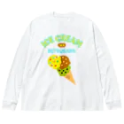 sandy-mのアイスクリームはベツバラ 2 ビッグシルエットロングスリーブTシャツ