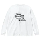 anglerspark_kingfisherのKoki OKAGAWA -Black BASS- ビッグシルエットロングスリーブTシャツ