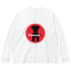 BarkingBeatsのPawreo🐾ロゴコレクション ビッグシルエットロングスリーブTシャツ