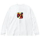 美味しそうなものやさんの美味しそうな果物のグッズ Big Long Sleeve T-Shirt