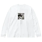 ニャーニャーニャーのサングラスネコ Big Long Sleeve T-Shirt