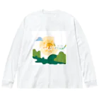 ネコにこ7820のwelcome Big Long Sleeve T-Shirt