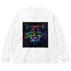 万事屋ねこさんのCOOL CAT Big Long Sleeve T-Shirt