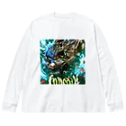 TOSHI-NUTSのCOOLcat Big Long Sleeve T-Shirt